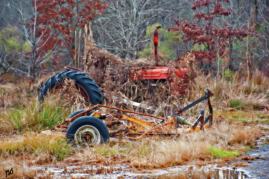 The Old Tractor Photograph by Gina OBrien