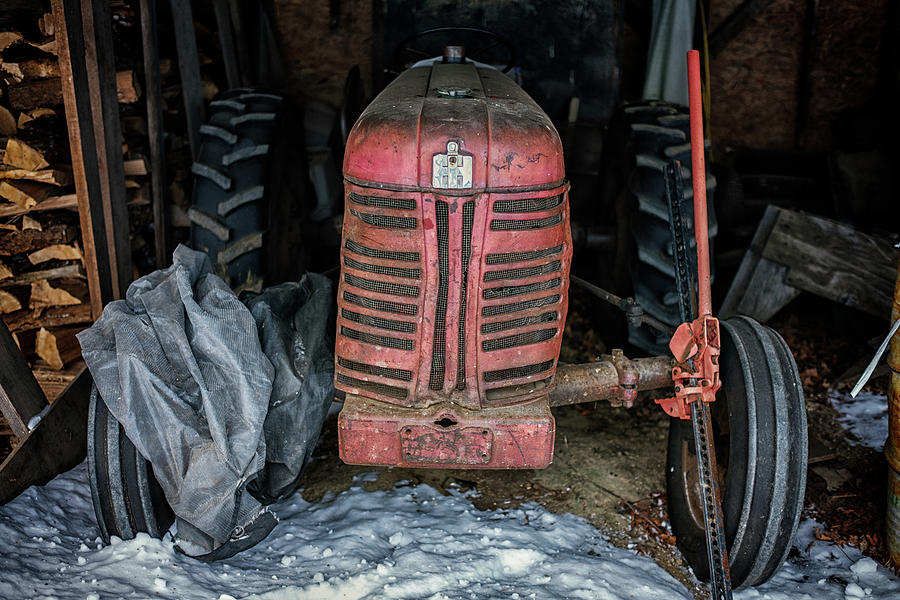 Farm Photograph - The Old Tractor by Rick Berk