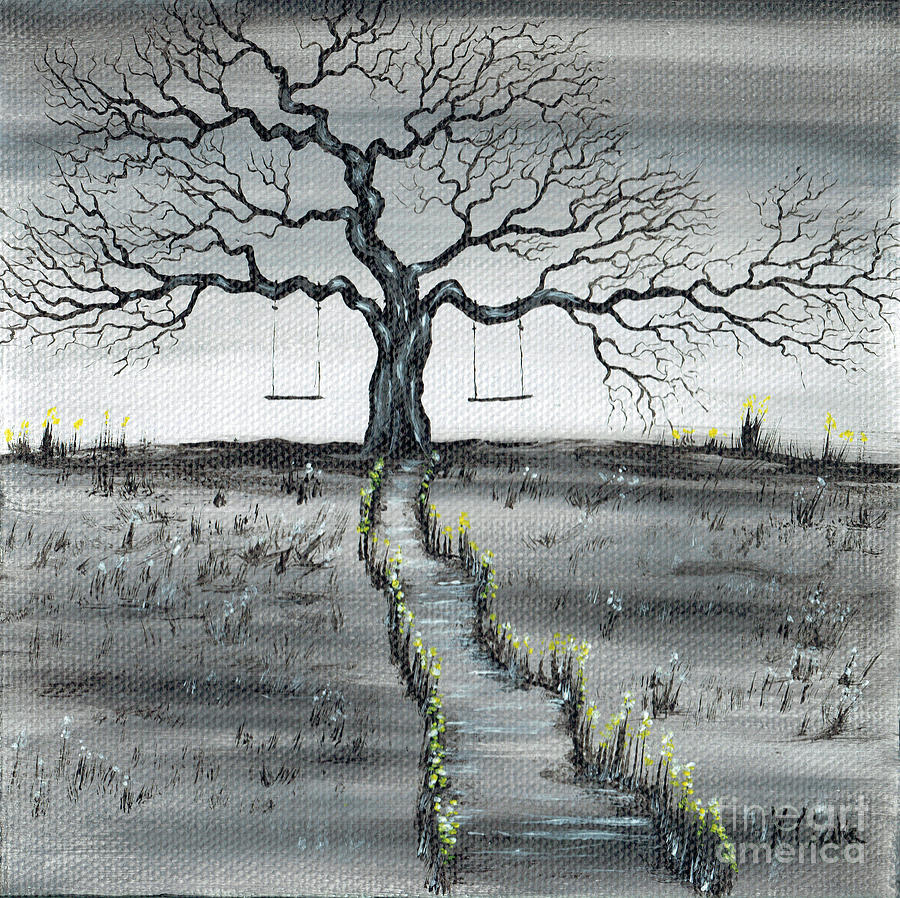 The Old Tree Painting by Kenneth Clarke