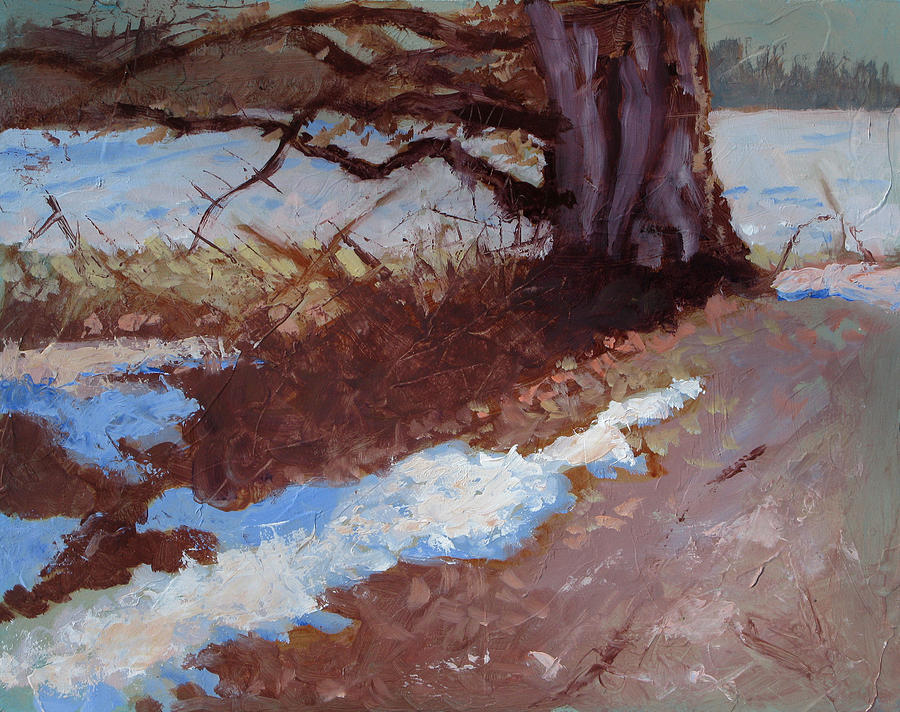 The Old Tree Painting by Robert Bissett