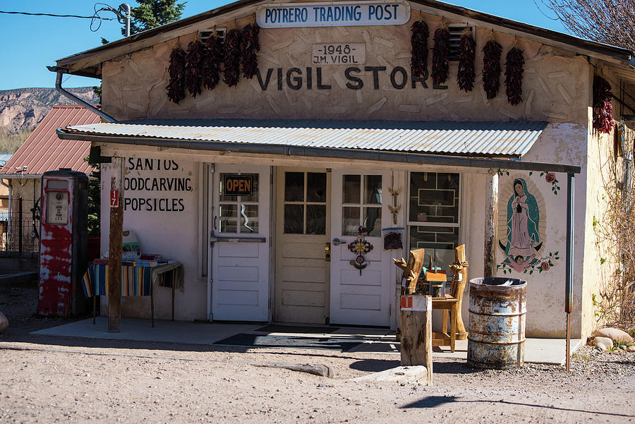 Old Vigil Store in Chimayo Photograph by Tom Cochran