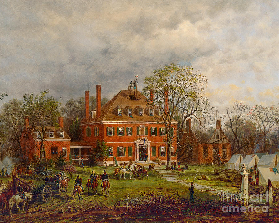 The Old Westover House Painting by Edward Lamson Henry