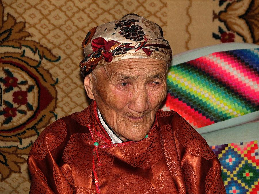 The Old Woman of the Gobi Photograph by Diane Height