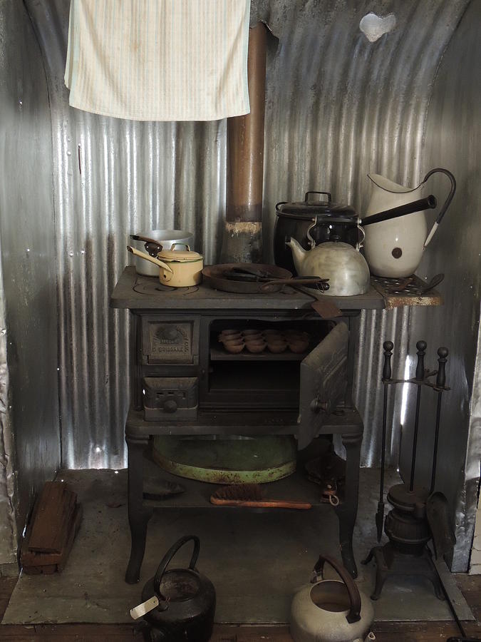 The Old Wood Stove. Photograph by Denise Clark