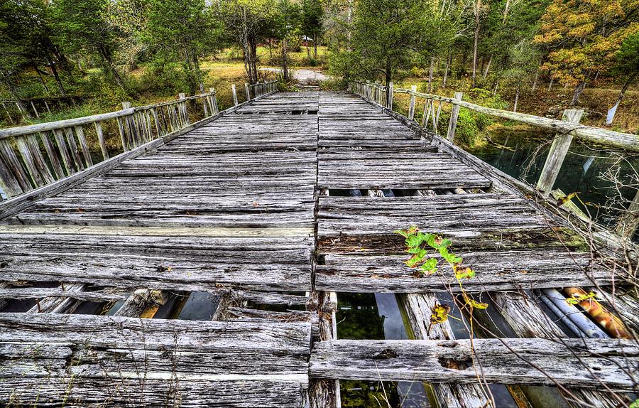 The Old Wooden Bridge Photograph by JC Findley