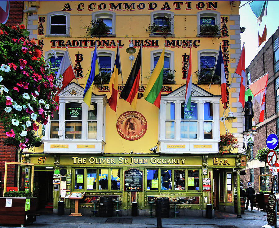 The Oliver St John Goarty bar Dublin Photograph by Tom Prendergast