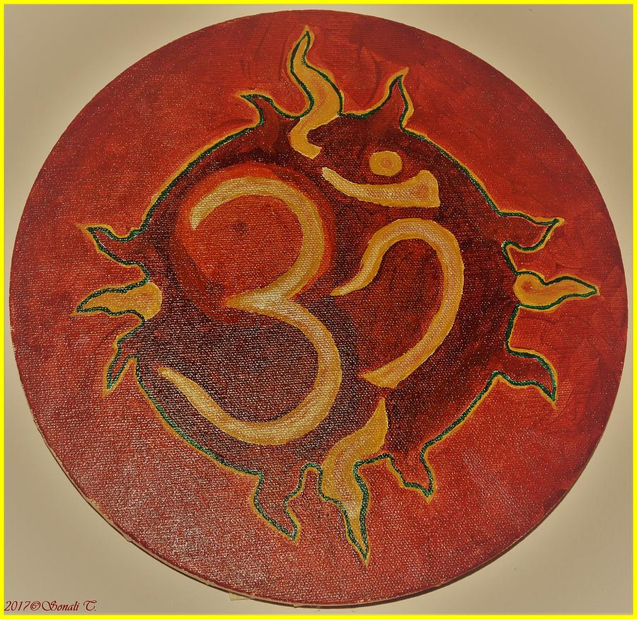 The Omnipotent OM Painting by Sonali Gangane