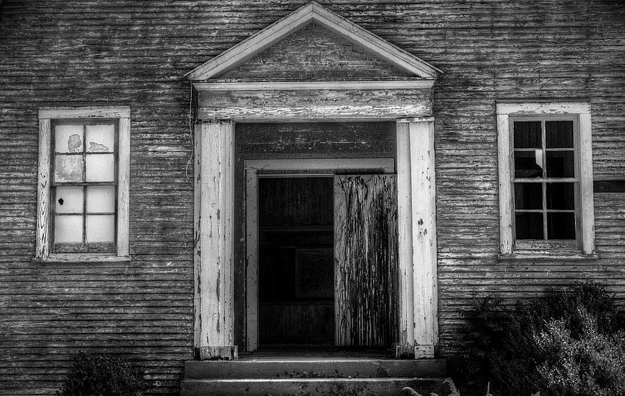 Black And White Photograph - The Open Door by Ester McGuire