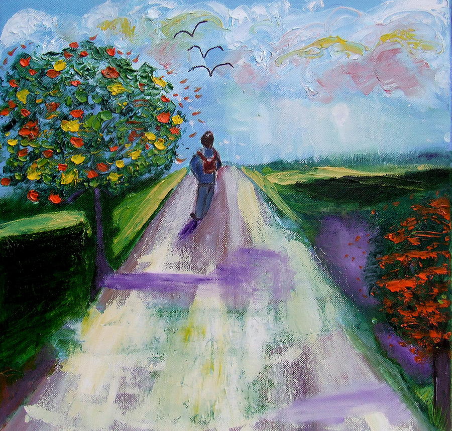 The Open Road Painting by Rusty Gladdish