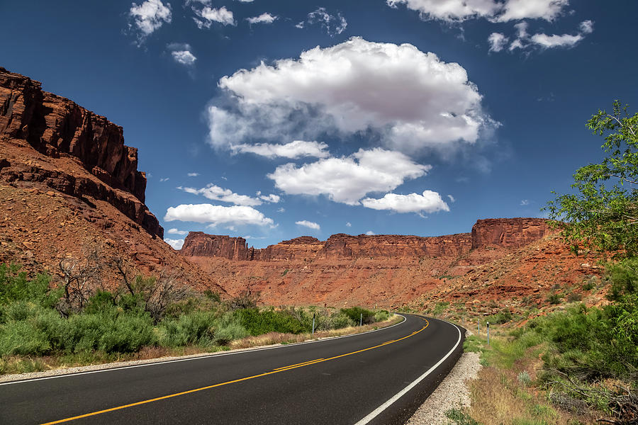 The Open Road - Utah Photograph by Peter Tellone