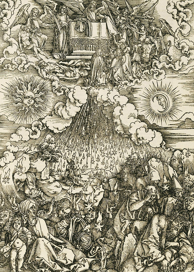 The Opening of the Sixth Seal  Relief by Albrecht Durer