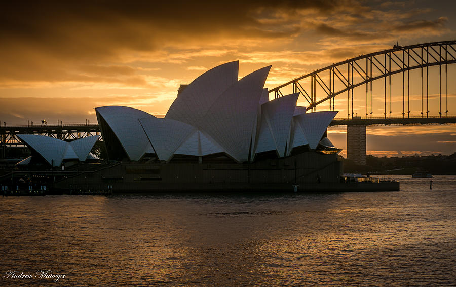 The Opera House Photograph by Andrew Matwijec