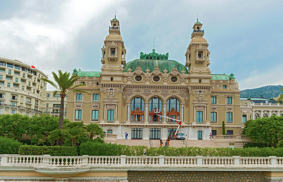 The Opera House in Monaco Photograph by Marek Poplawski