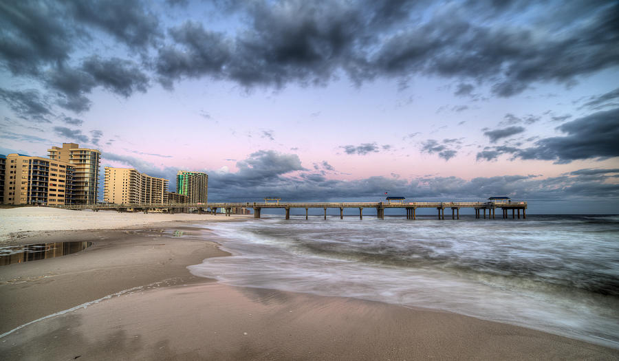 The Orange Beach Skyline Photograph by JC Findley