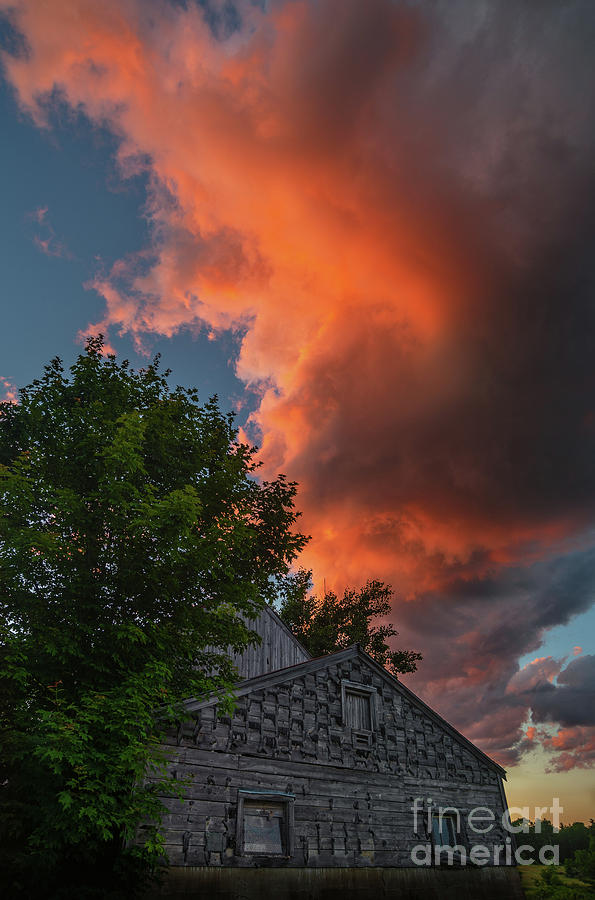 Barn Photograph - The Orange Dragon by Scott Thorp