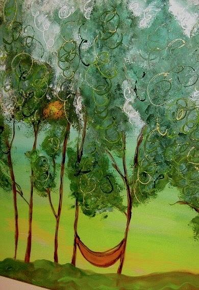 The orange hammock by Kathy Othon The orange hammock by Kathy Othon
