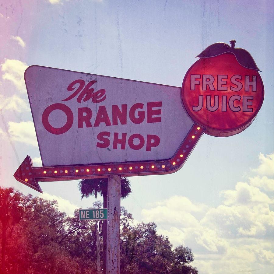 The Orange Shop Photograph by Valerie Cason