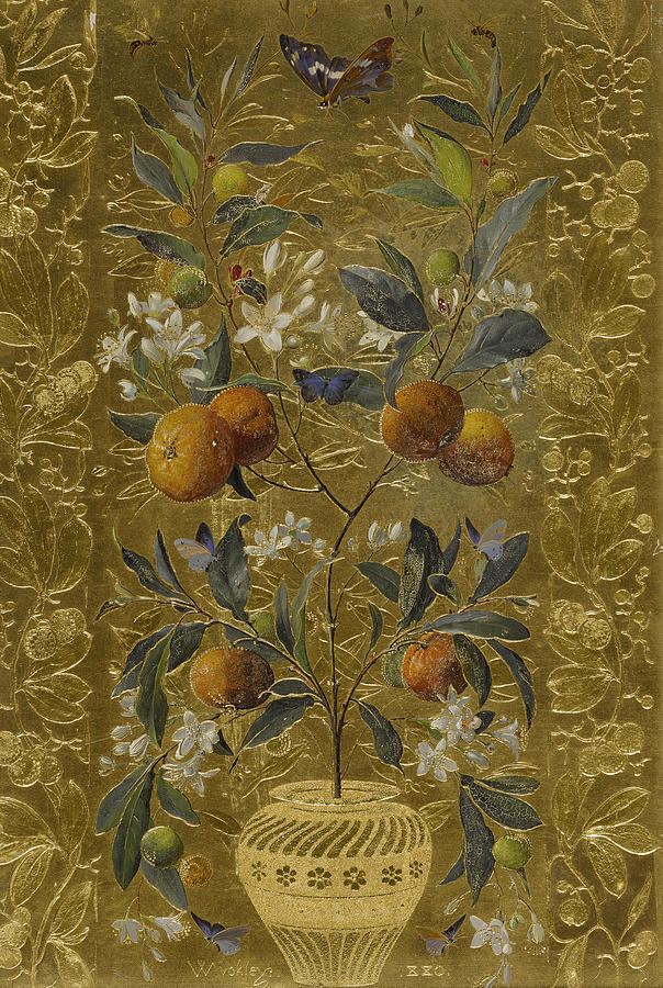 The Orange Tree Painting by William Jabez Muckley