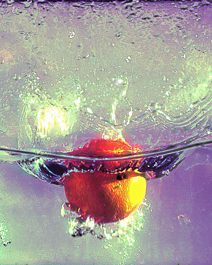 The Orange with a Hat Photograph by Karen McKenzie McAdoo