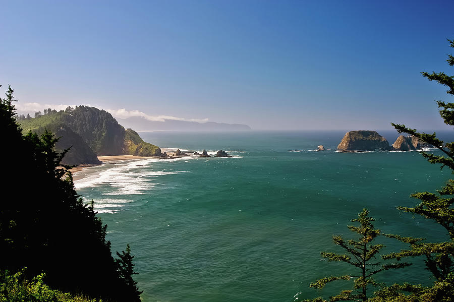 Oregon Photograph - The Oregon Coast by Albert Seger