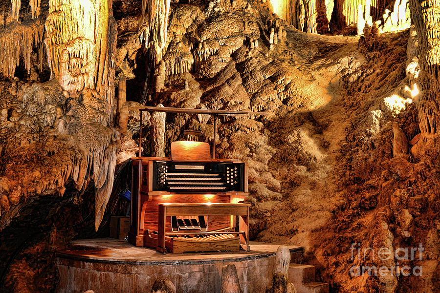 The Organ in Luray Caverns Photograph by Paul Ward