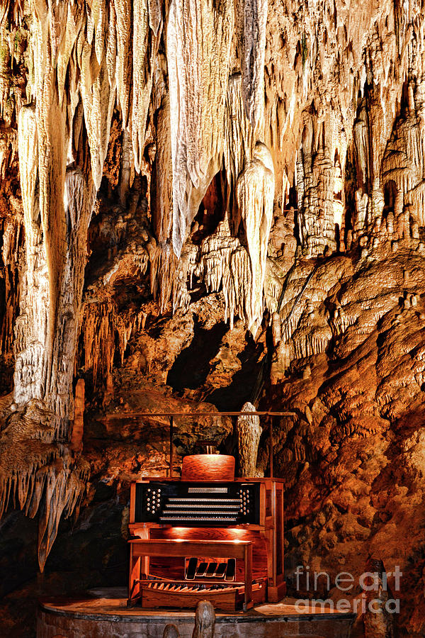 The Organ in the Cavern Photograph by Paul Ward