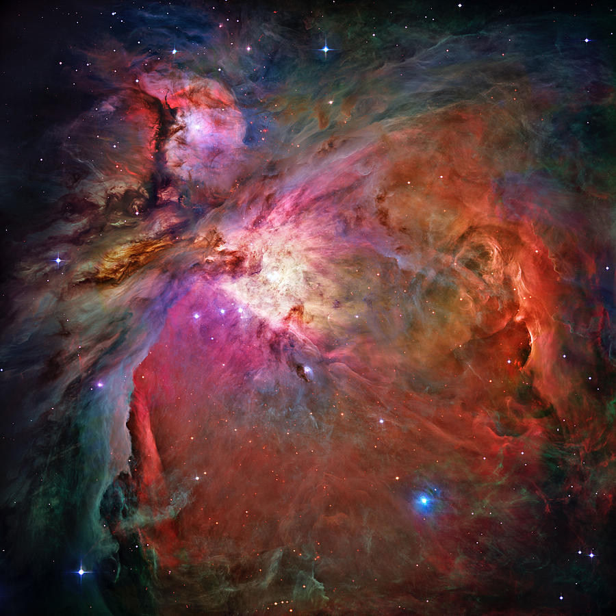 The Orion Nebula in detail Photograph by Steve Kearns