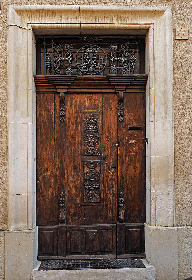 Door Photograph - The ornate door by Guy Roberts