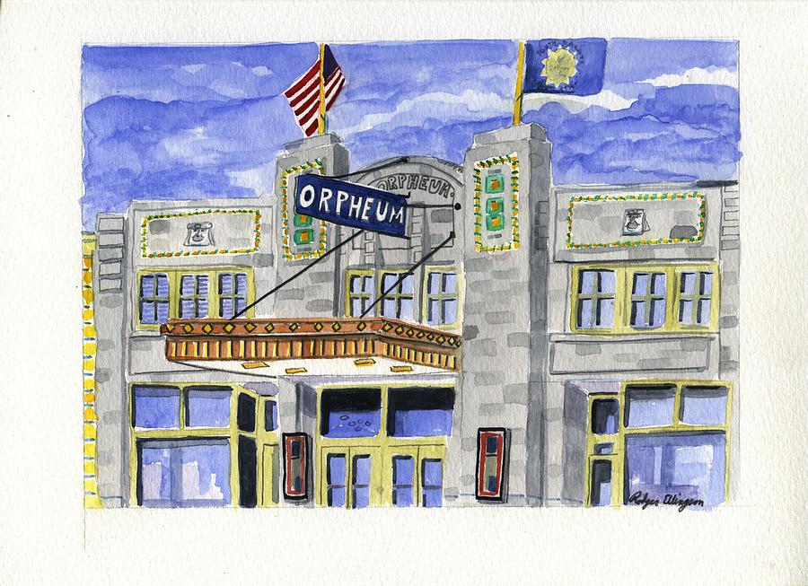 The Orpheum Painting by Rodger Ellingson