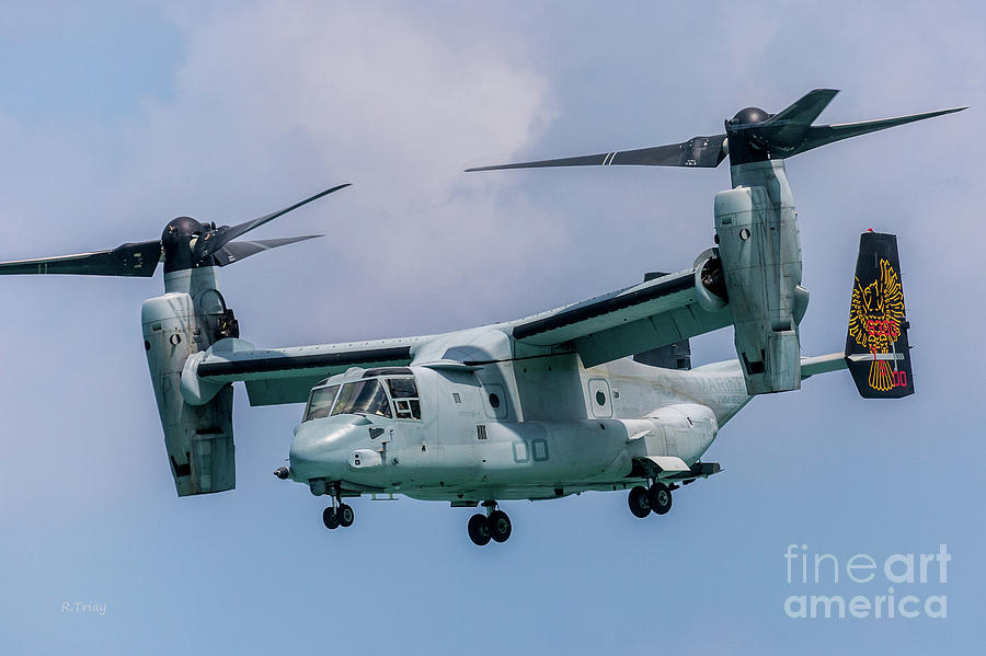 The Osprey V-22 Tiltrotor Craft Marines Photograph by Rene Triay FineArt Photos