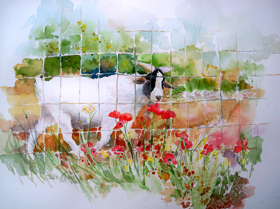 The Other Side of the Fence Painting by Sue Kemp