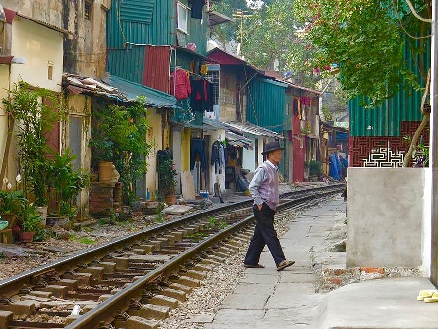 Hanoi Photograph The Other Side Of The Tracks By Carmen Maritza Mendez Hanoi Photograph The Other Side Of The Tracks By Carmen Maritza Mendez