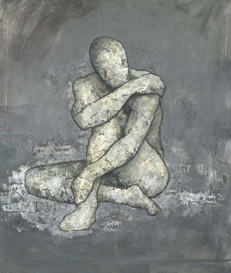 Male Mixed Media - The Other by Steve Mitchell Male Mixed Media - The Other by Steve Mitchell