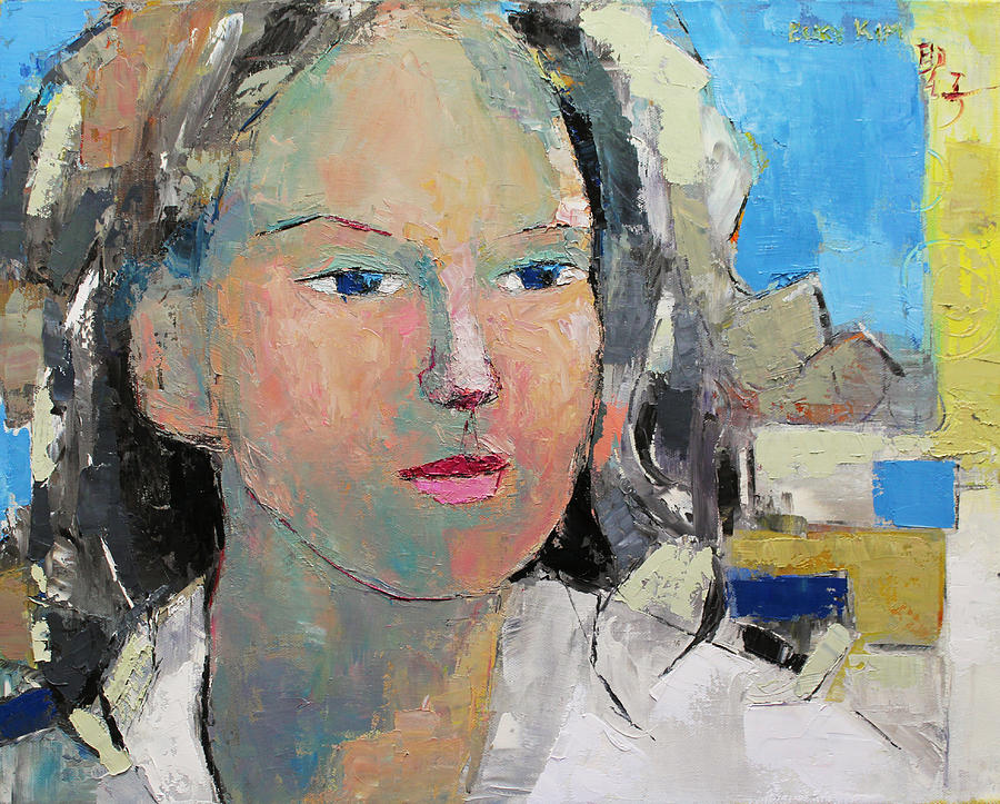 A Woman #2 Painting by Becky Kim