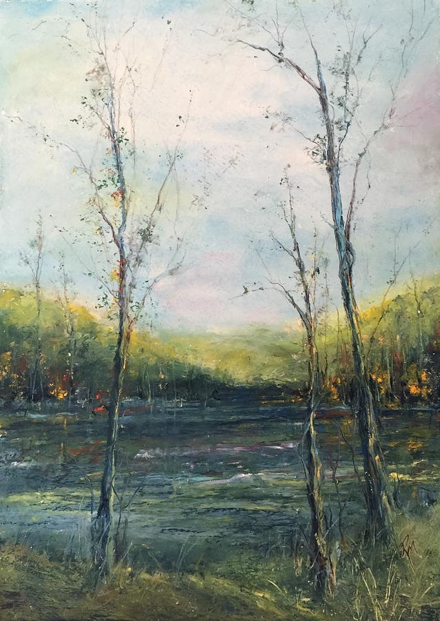 Tree Painting - The Ouachita by Robin Miller-Bookhout