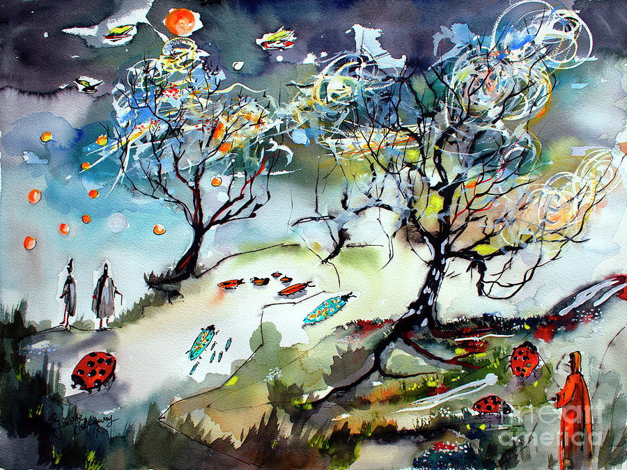 The Fugas Travel Log 08 Painting by Ginette Callaway
