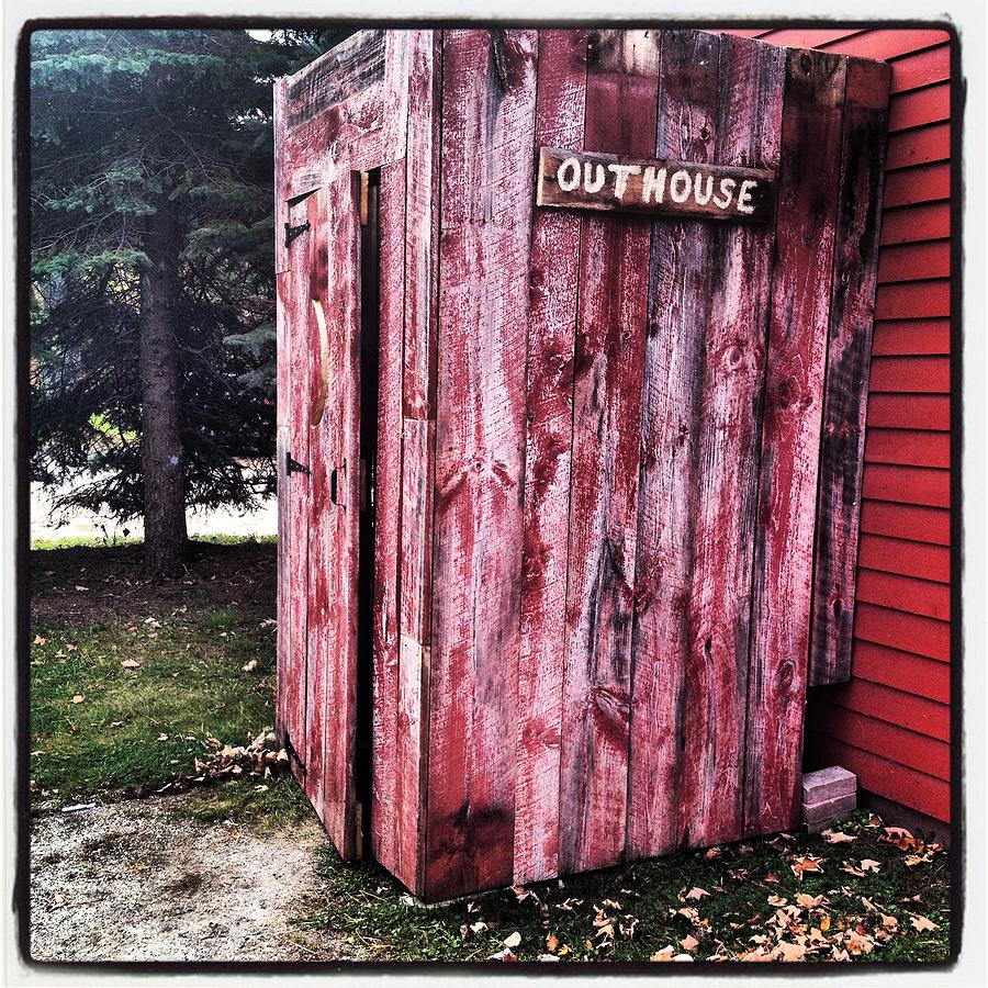 The Outhouse Photograph by Will Felix