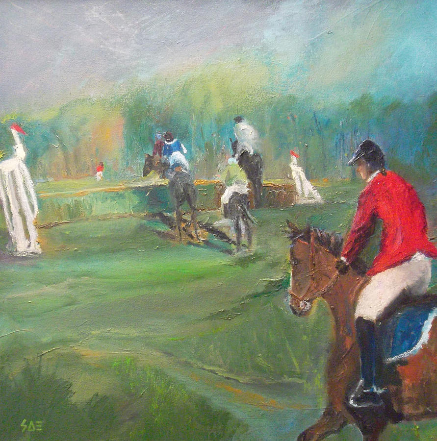 The Outriders Painting by Susan  Esbensen