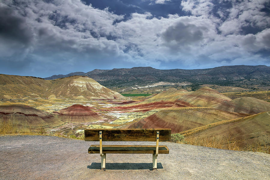 The Overlook at Painted Hills in Oregon Photograph by David Gn