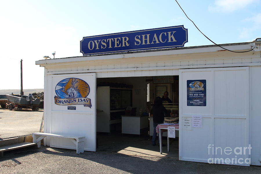 The Oyster Shack at Drakes Bay Oyster Company in Point Reyes California . 7D9832 Photograph by Wingsdomain Art and Photography