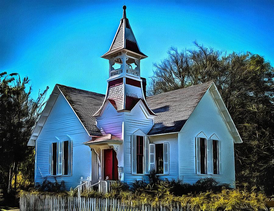 Long Beach Wa Photograph - The Oysterville Church by Thom Zehrfeld