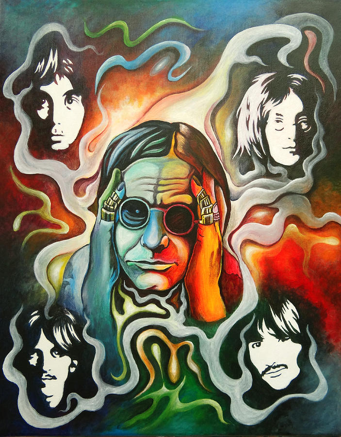 Buddha Painting - The Ozzy Influence by Robert Stokley