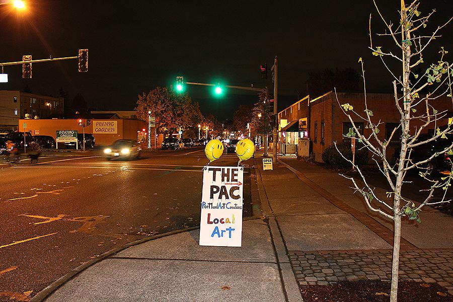 THE PAC Sign Painting by James Dunbar