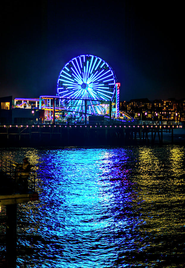 The Pacific Wheel In Blue Photograph by Gene Parks
