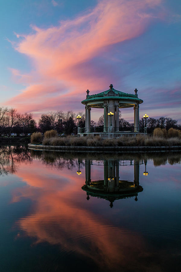 The Pagoda in Forest Park Photograph by Garry McMichael