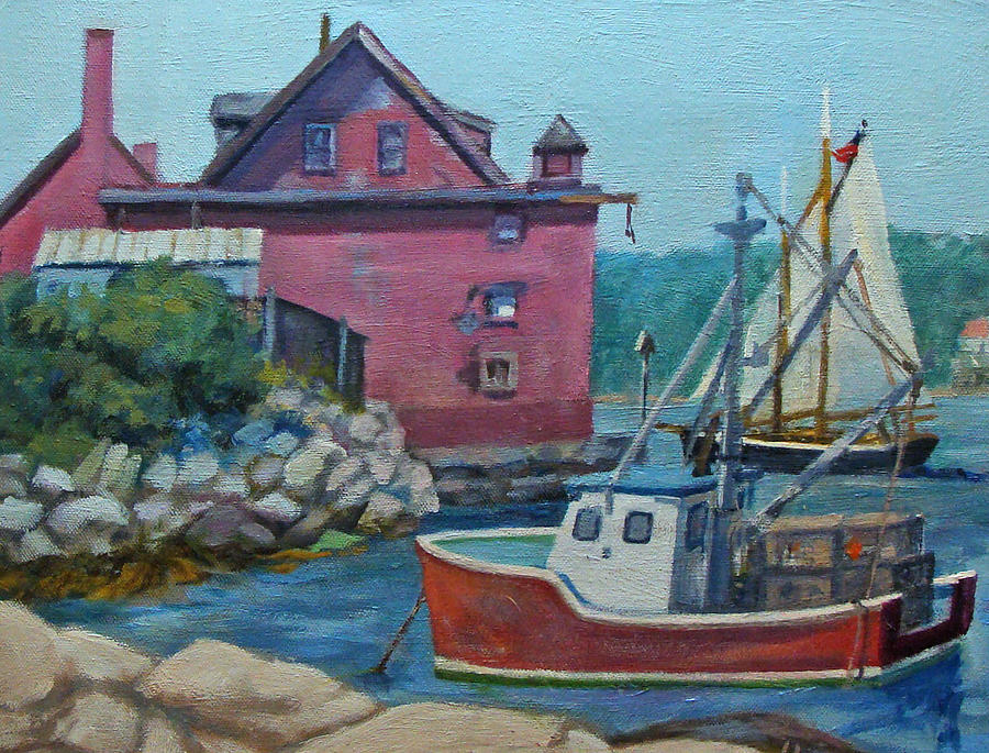 Boat Painting - The Paint Factory by Michael McDougall