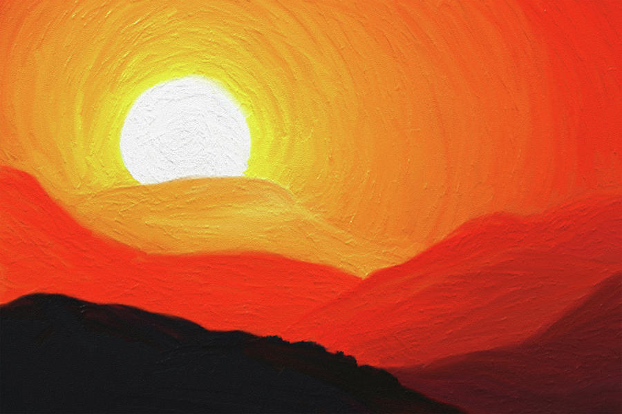 The Painted Desert Painting by DiDesigns Graphics