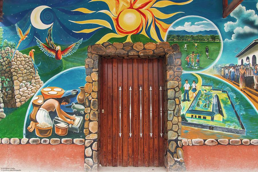 The Painted Doors Of Las Flores - 1 Photograph by Hany J