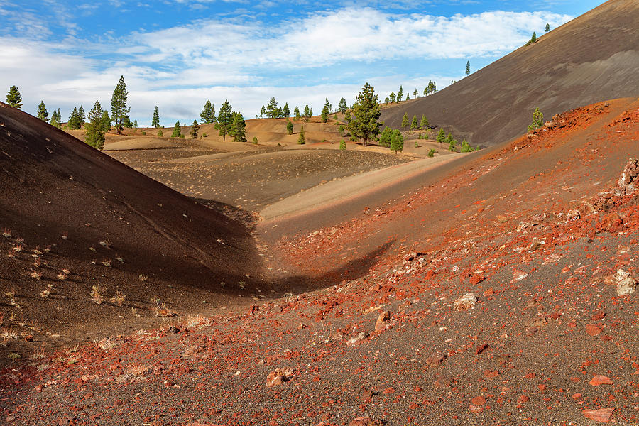 Painted Dunes in Lassen Volcanic National Park Photograph by Rick Pisio