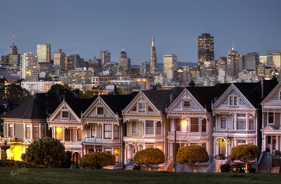 The Painted Ladies San Francisco Photograph